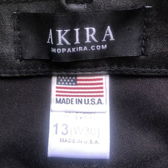 Akira Faux Leather Shorts - Picture 3 of 7